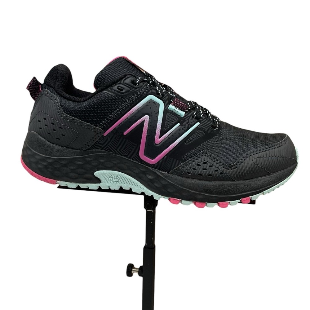 New Balance Women's 410 V8 Trail Running Shoes Size 5/Big Kid 3.5 Black Wide Fit